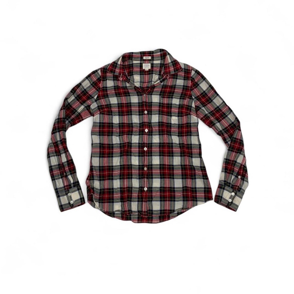 J. Crew Multicolor Plaid Shirt